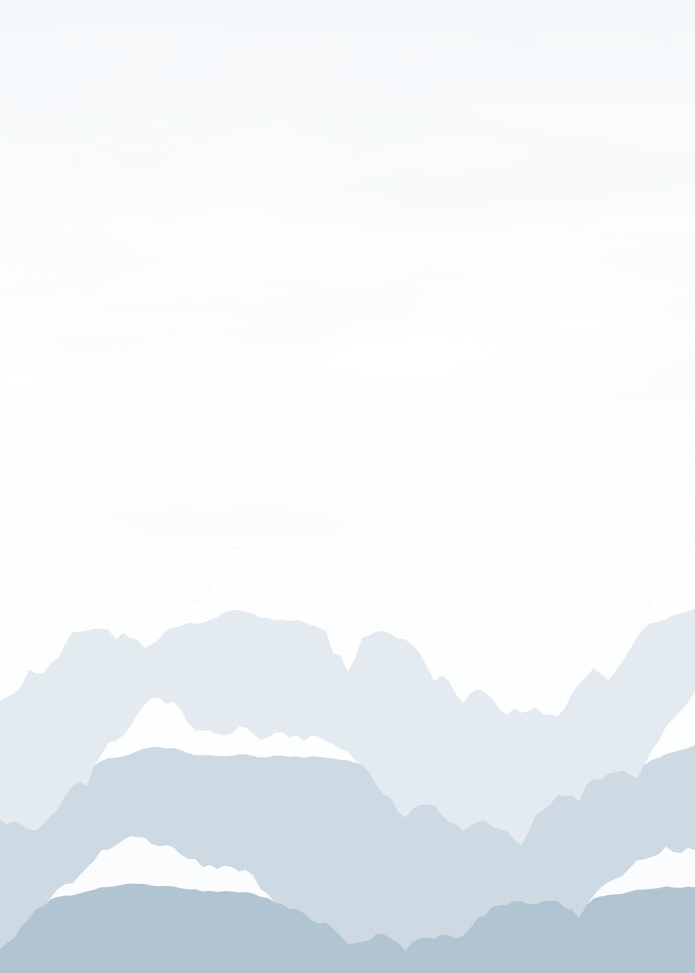 Faded mountain range backdrop